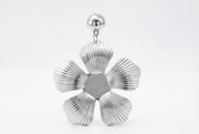 Sterling Silver Floral Statement Drop Earrings - LGG Jewelry